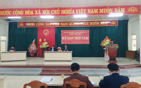 Ngày 29/12/2023 HĐND xã Thạch Lâm tổ chức kỳ họp thứ 8 